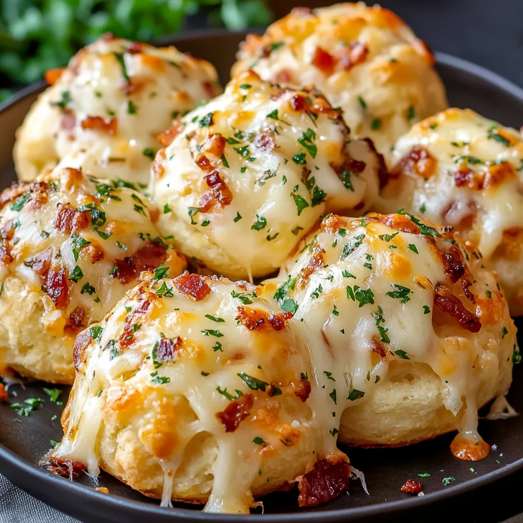 Pillsbury Biscuit Garlic Butter Cheese Bombs