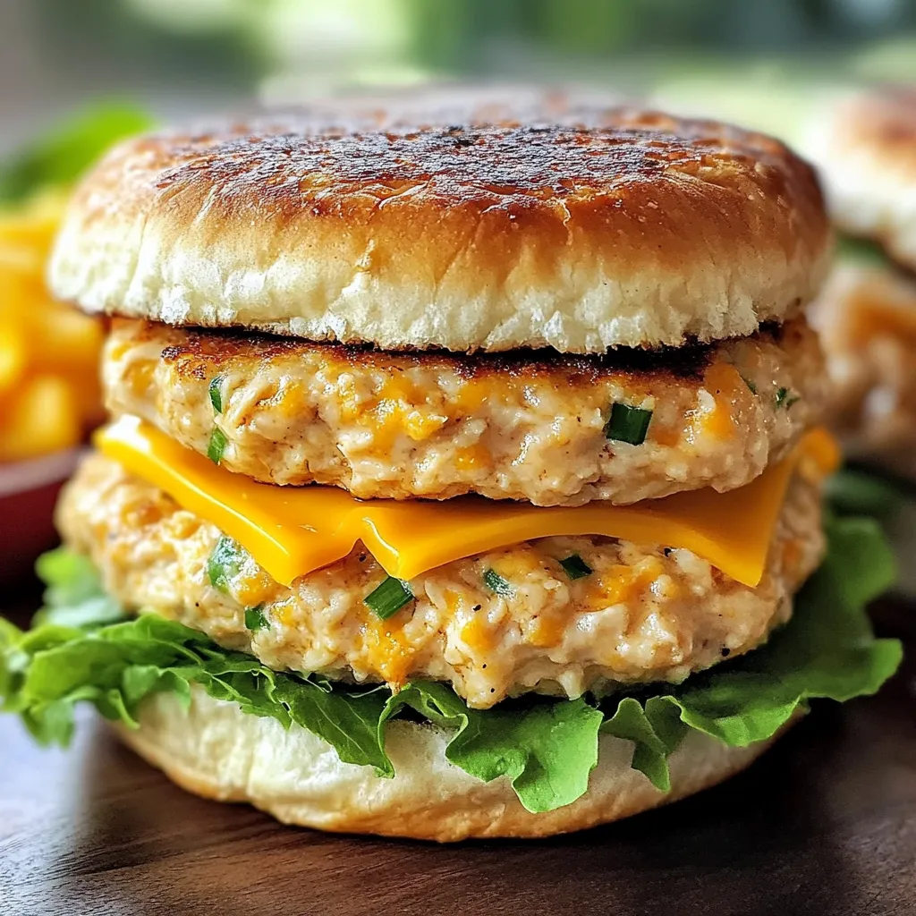 Cheddar Ranch Chicken Burgers Recipe: Juicy, Flavorful, and Easy